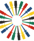 20 Pcs Colorful Test Clip Multimeter Probes Set for Electrical Testing Includes Red Green Blue Yellow Clips and Stable Grabbers