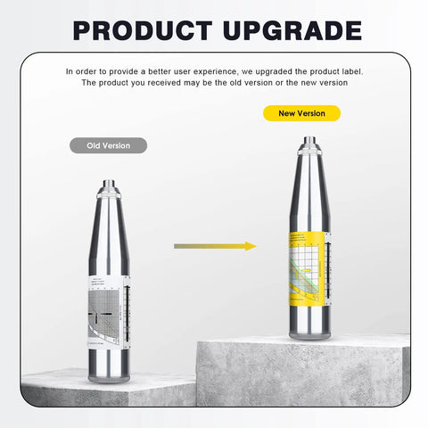 Concrete Rebound Hammer Tester ZC3A Pro Grade With English Label And Calibration Certificated showing old and new versions