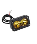 Headlight Kit For MX3 Electric Dirt Bike With 6000K 6500K LED Light Bar Spot Flood Combo, yellow LED headlamp with wiring and bracket
