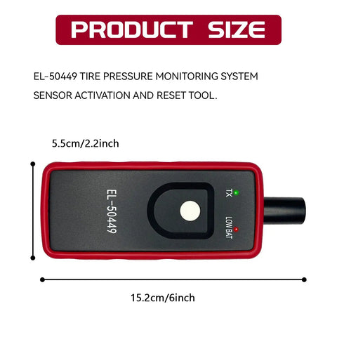 Ford TPMS Relearn Tool Upgraded EL50449 TPMS Programming And Reset Tool for F150 F250 Lincoln Mercury sensor programmer.