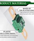 Heavy Duty 40 Amp Bolt On Automotive Fuses Copper Clad High Current Battery Protection Fork Terminal Quick Install RVs Trailers, green fuse