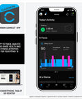 Garmin Connect app interface on smartphone for Fenix 8 Multisport GPS Smartwatch with 1.4 Inch AMOLED Display, Sapphire Lens, Titanium Bezel.