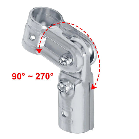 Pivot Tee Pipe Fittings Connector T Adjustable Clamp For 3/4 Inch EMT Conduit With PE Adapter Shims 10 Sets Includes Bolts Nuts Carbon Steel Electrogalvanized Heavy Duty Must Have Electrical Conduit Mounting Kit