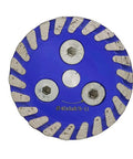 Mini Diamond Saw Blades Set 40mm for Stone Granite Carving and Easy, Precise Cutting Turbo Disc, 5/8-11 Threaded Flange