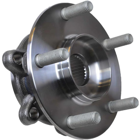 Close-up of Front Wheel Bearing And Hub Assembly Kit For 6 And CX5 2013 2014 2015 2016 2017 Direct Fit Replacement with OEM Style Bearings