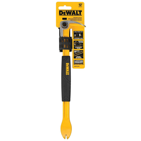 12 Inch Claw Bar Grip Beefy Heavy Duty Pry Bar With Multi Color Handle For Demolition Prying Nails Leverage And Construction Projects Real World Job Site Toughness You Can Feel shown in packaging.