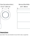 Smart Roller Blind Motor Upgrade Kit For Home Automation Open And Close Automatically Voice And App Control With Schedules