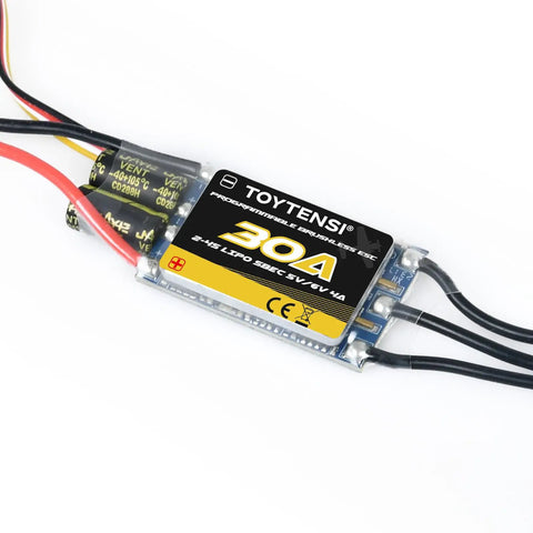 Beefy 30A Brushless ESC For 2 To 4S RC Planes And Airplanes With 5V And 6V SBEC, high performance, dual mode power switching