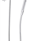 Awaken Two In One Multifunction Shower Kit With Rotating Rail Adjustable Showerhead And Handshower 1.75 GPM Polished Chrome