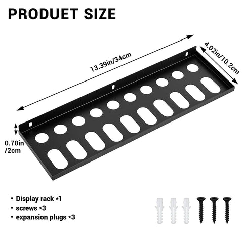 Heavy Duty Screwdriver And Pliers Organizer Wall Mount Rack For Workshop Garage Or Home with screws and plugs