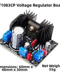 Power Up With This DC Adjustable Linear Regulated Power Supply Board 1.25 To 37 Volt 7 Amp Heavy Duty Heatsink For LM317 LM338T LT1083CP