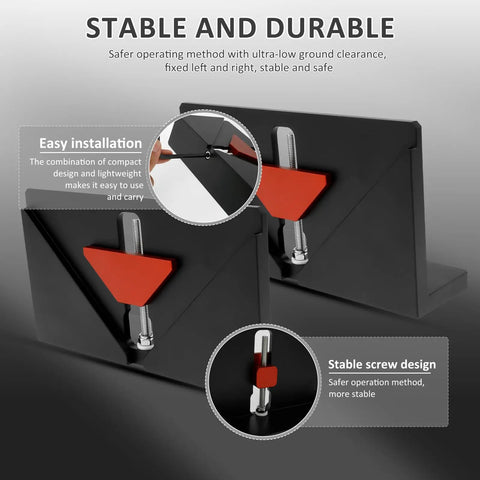 Heavy Duty CNC Aluminum Right Angle Spline Jig Set with stable screw design for easy frame assembly and durability.