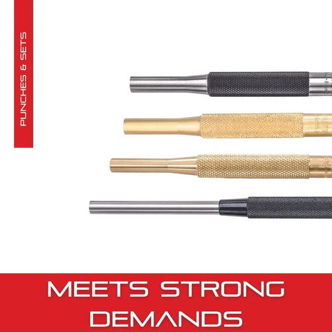 Automatic Center Punch With Adjustable Stroke Tip Only For Carpenters And Home Improvement Projects Heavy Duty All Steel Handle Built For Precision Woodworking And Metalworking