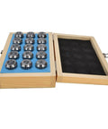 WALFRONT ER25 Spring Collet Set 15pc Carbon Steel Chuck Kit 2-16mm in wooden box, showing precision collets for CNC machining.