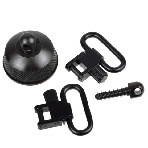 Sling Mount Kit For Remington 870 Express 12 Gauge With All Steel Construction Three Lock Design And 1 Inch Quick Release Sling Rotation