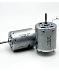 Image of Top Shelf 9000 RPM Carbon Brush Motor 6V To 24V DC High Speed Unit with 2.5mm shaft and 16.5mm housing.