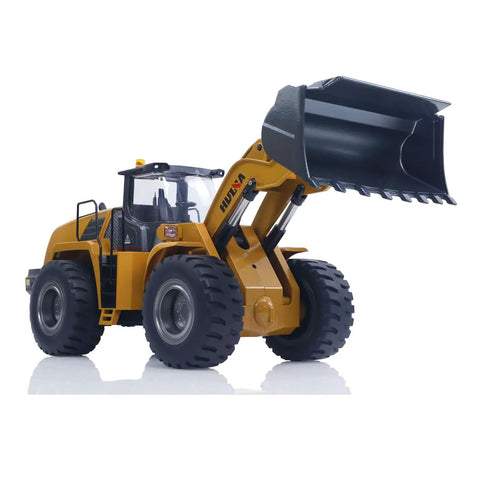 Powerful 1 To 14 Scale RC Wheel Loader With 2 Point 4G Remote, Electric Lifting System, Alloy Cab And Bucket