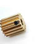 0.5M Flat Spur Gear Set 0.5 Module Pinion With 10T 11T 12T 13T 14T 15 Teeth Brass Construction 2mm To 4mm Hole Cylindrical Gear M3 Screw