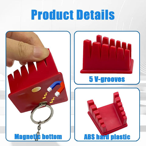 2 Pack Soldering Station Clamp Helping Hands With Magnetic Base And 5 Wire Slots For 30AWG To 12AWG Wires Soldering Holder