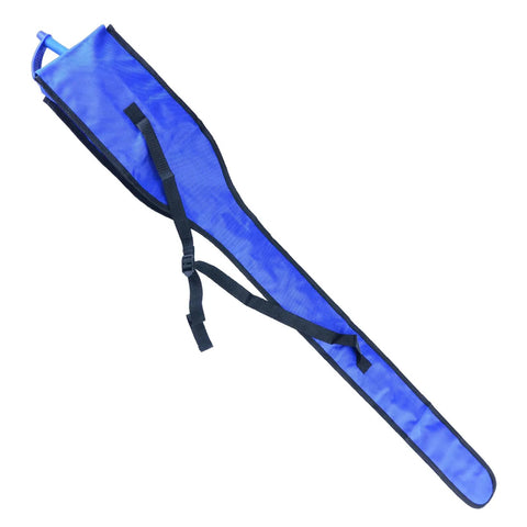 Durable Fencing Bag For Foil Sabre And Epee, Sling Shoulder Sword Carrier in blue ripstop nylon with full protection.