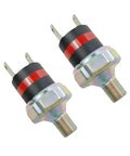 Two Normally Open 2 Blade Kick Off Low Air Pressure Indicator Switch for Freightliner Century Columbia Class Trucks No Brainer Air Pressure Alarm Sensor Fits 1749 1907