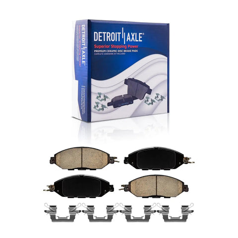 Street Ready Brake Kit For Nissan Pathfinder Murano Infiniti QX60 And X35 2013 To 2021 with ceramic brake pads and box packaging