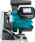 Side view of Dual 18V LXT Cordless Plunge Circular Saw Kit With Six And One Half Inch Blade, Brushless Motor, 5.0Ah Batteries