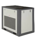 Beefy 20HP Rotary Screw Air Compressor With 78 CFM And 116 PSI At 460V Three Phase Industrial Grade for workshops, side view