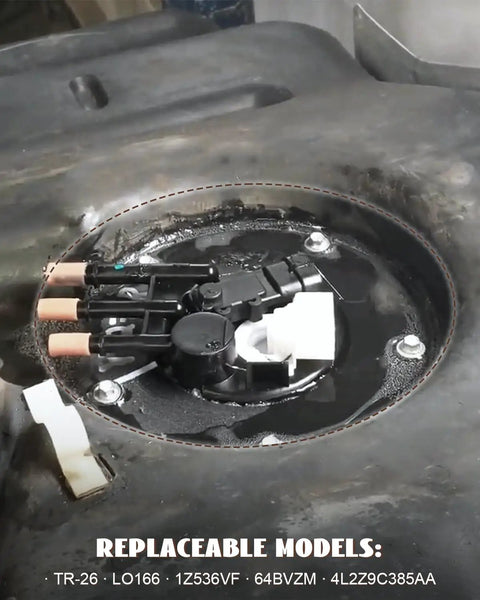 Gas Tank Lock Ring Sealer Kit For GM Chrysler Ford Dodge Trucks installed with replaceable models text