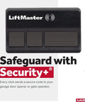 Two Pack 373LM Three Button Garage Door Remote Controls For Compatible Openers, LiftMaster remote with Security+ feature