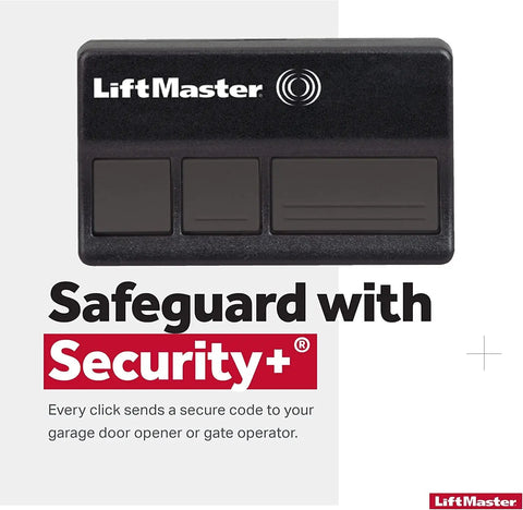 Two Pack 373LM Three Button Garage Door Remote Controls For Compatible Openers, LiftMaster remote with Security+ feature