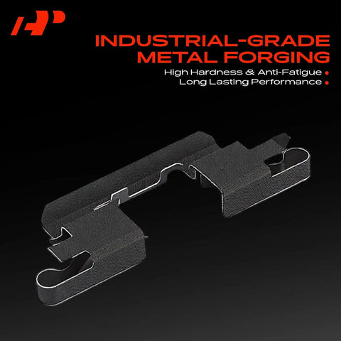 A-Performance Premium Rear Side Disc Brake Hardware Kit For Nissan Frontier And Xterra Plus Suzuki Equator Model Years 2005 To 2020 Durable Replacement Parts Set Upgraded Performance Specs industrial-grade forged metal brake hardware