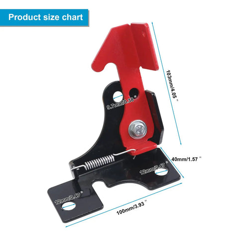 All Models Parking Brake Spring Kit For RZR And Ranger UTVs EZ Install Accessories dimensions and materials shown