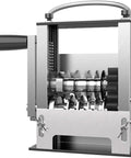 Close-up view of Heavy Duty Manual And Electric Drill Compatible Wire Stripper Machine, showcasing the internal sharp alloy steel blades.