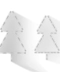 125V Glass Fuses Kit For Outdoor Christmas Lights And Fans, 100 Piece Replacement Set, tree shapes made from glass fuses