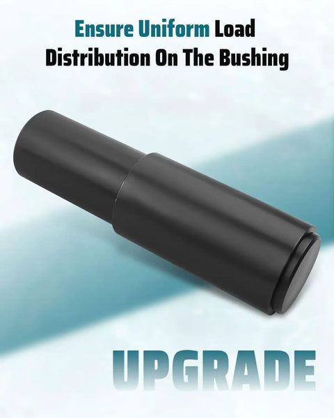 Spiral King Pin Bushing Driver Workhorse For Heavy Duty Truck And Trailer Front Suspension No Ream Replacement Tool 7x2x1.77 Inch Alloy Steel Built For Tough Installations And Quick Removal Fits Most Spiral No Ream Bushings, black steel driver