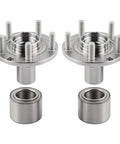 Front Wheel Hub Bearing Assembly Pair For Subaru Impreza Forester Legacy Fits Most 1993 To 2007 Impreza AWD Models And 1998 To 2008 Forester Replaces BR930577K 28016FA000 28016AA020