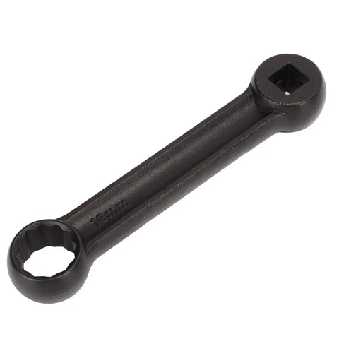 No Sweat Accessing Tight Spaces With This Slick 16Mm Offset Engine Mount Socket Wrench showing a black 16mm offset wrench for luxury German sedans.