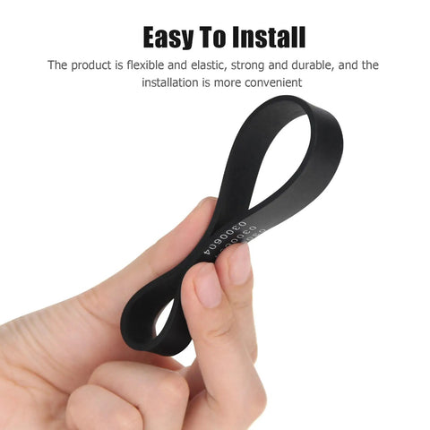 Hand holding Premium Replacement Belt For Upright Vacuum Cleaners 0300604 4 Pack Fits XL Series And U2000 Models Easy Install