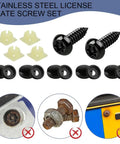 Bombproof Stainless Steel Anti Theft License Plate Bolts Kit With Tamper Proof Security Tools For Car Truck Suv Ridin Easy Rustfast Fasteners