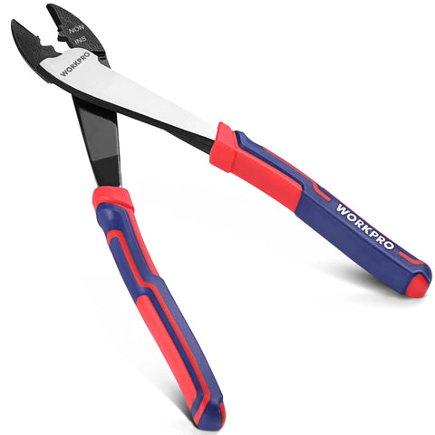 Heavy Duty Wire Cutter Crimper Tool For 10 To 22 AWG Terminals And Connectors Insulated And Non Insulated