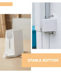 2 Pack Retractable Awning Crank Bracket For RV Camper And Patio Shades with screws on wood and mounted on wall
