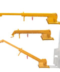 Built Like A Tank Forklift Telescopic Boom 3 Ton 12.8 Ft Extension Rack showing three adjustable positions for heavy lifting.