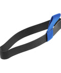 Pro Grade Scuba Tank Securing Strap Belt For Divers Neoprene Tank Holder And Gear Carrier with easy clip on feature in black and blue