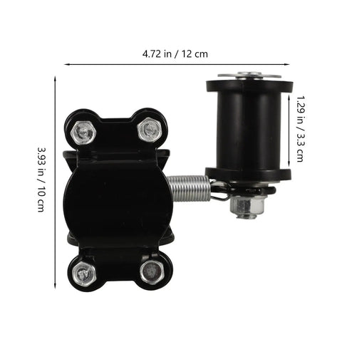 Black Iron Chain Tensioner Kit For Off Road Motorcycle Roller Guide Adjuster Enhances Safety and Performance With Super Easy Installation And No Special Tools Needed For Your Ride, 12 cm