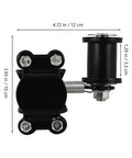 Top Notch Motorcycle Chain Tensioner Kit With Roller Guide For Off-Road Bikes Durable Iron Make Your Ride Safe And Smooth Corrosion Resistant Gear To Keep Things Tight. black iron chain tensioner kit with roller guide, 12 cm x 10 cm