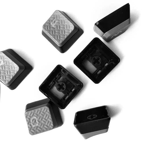 Cherry MX Key Switch FPS Backlit Key Caps Replacement For Corsair Gaming Keyboards with visible gray textured surface