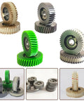 Three Pack E Bike Motor Gear Clutch Kit With 36 Tooth Planetary Gear And 7.94mm Steel Bearings in various colors for electric bikes.