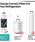 NSF53 Refrigerator Water Filter 3 Pack For Samsung Replacement DA97-17376B DA97-08006C with filter comparisons