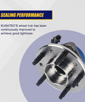 Front Wheel Bearing And Hub Assembly 513137 With 5 Lug Bolts And ABS For Chevy Malibu Classic 1997 2005 Oldsmobile Alero 1997 2004